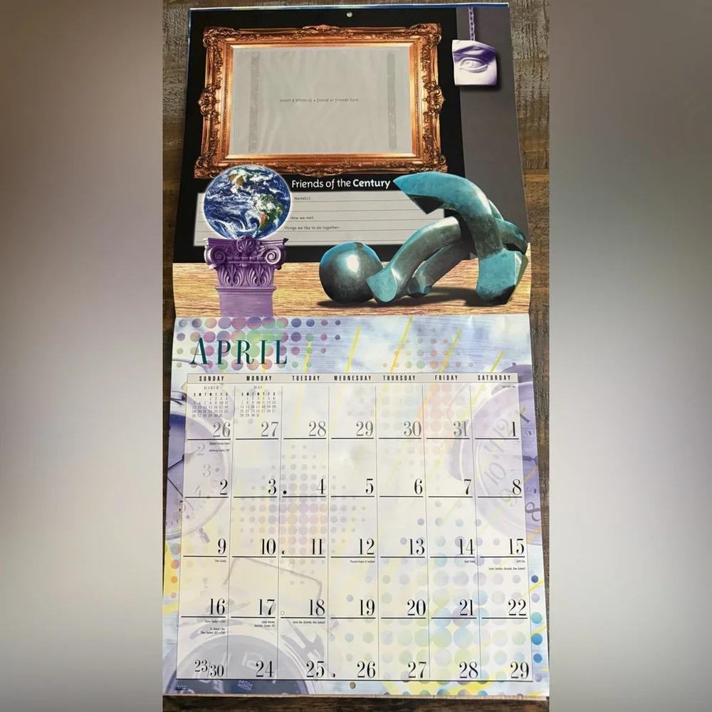 Vintage 2020 Millennium Scrapbook Calendar